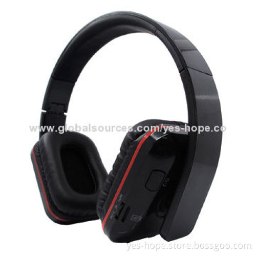 Computer Stereo Bluetooth Headset, 3.0V Operating Voltage, Chargeable Lithium-ion Polymer Battery